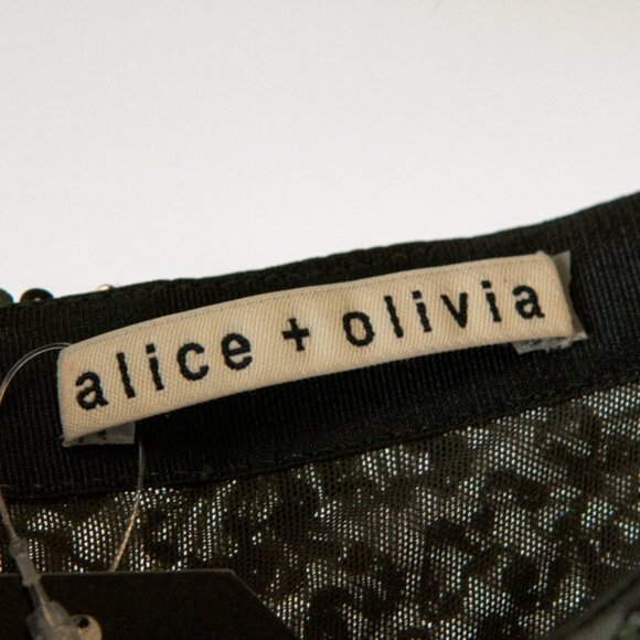 Alice + Olivia Ramos Army Embellished Skirt - Picture 8 of 10